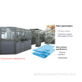 Disposable medical pads production line